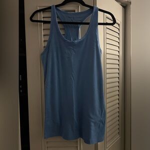 Gap ribbed tank top blue L